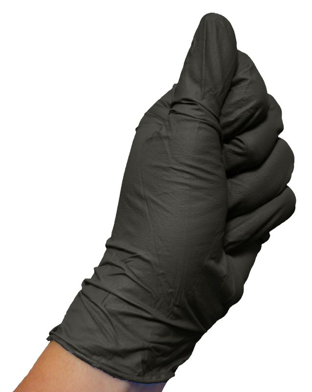 Soft Nitril Handschoenen Zwart Small (100) - Afbeelding 3